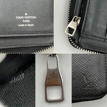 1円〜LOUIS VUITTON ルイヴィトン タイガ ジッピーウォレット ヴェルティカル ラウンドファスナー 長財布 メンズ_画像8