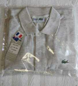 【未使用美品】ラコステ LACOSTE ポロシャツ サイズL 杢グレー ゴルフウェア 半袖シャツ 1264 正規品