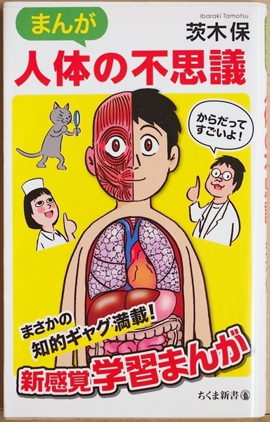 ★送料無料★ 『まんが 人体の不思議』 本当にマンガです! 知っているようで知らない「からだ」の仕組み 解説 茨木保 新書 ★同梱OK★