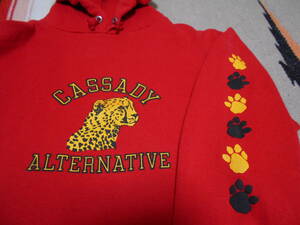 １９8０S JERZEES RUSSELL ATHLETHIC CASSADY ALTERNATIVE ELEMENTARY SCHOOL PANTHERSラッセル パーカーBASKETBALL FOOTBALL TRACK&FIELD