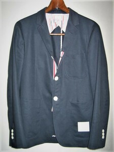  прекрасный товар внутренний стандартный сделано в Японии THOM BROWNE Tom Brown трехцветный Glo gran лента книга@ порез перо 3B хлопок tailored jacket 4BAR блейзер 
