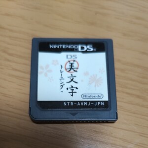 DS美文字トレーニング DS ソフトのみ