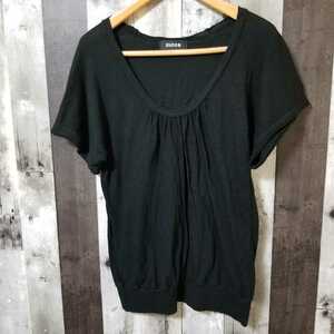 ZUCCa Zucca short sleeves cut and sewn M size gya The - black lady's 