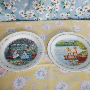 B8『非売品! 日本のアニメーション【赤毛のアン】限定品 プレート~2種2枚まとめて』~箱なし