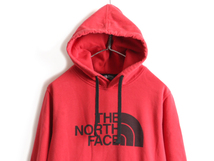 希少サイズ S ■ ノースフェイス プリント スウェット フード パーカー ( メンズ ) 古着 The North Face 裏起毛 トレーナー プルオーバー_画像2