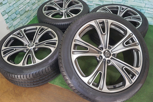 希少★美品 RAYS レイズ HFULLCROSS RG5 ★90%山★PIRELLI 245/45R20 ハリアー アルファード ヴェルファイア エルグランド デリカ 等に