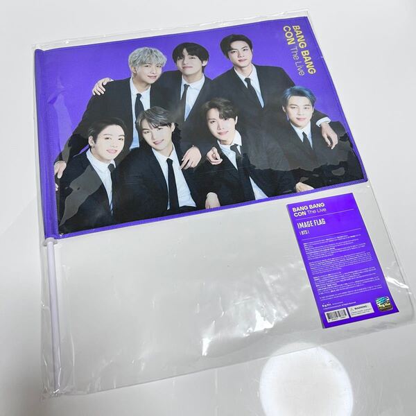 最終値下げ】IMAGE FLAG BANG BANG CON The Live 【BTS公式グッズ フラッグ 旗 バンバンコン