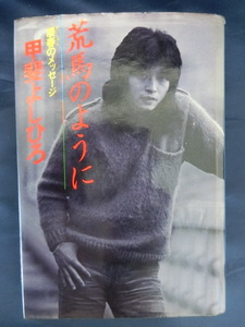  the first version . horse as with Kai Yoshihiro . spring (.....). message autobiography Shueisha Kay Band KAI BAND