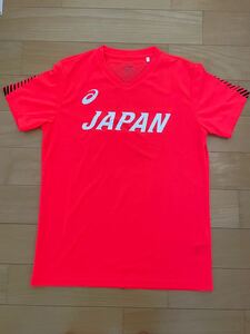 日本代表 陸上 アシックス 半袖Tシャツ