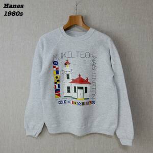 Hanes Sweatshirts MUKILTEO 1980s L Vintage Made in USA ヘインズ スウェット 1980年代 ヴィンテージ アメリカ製