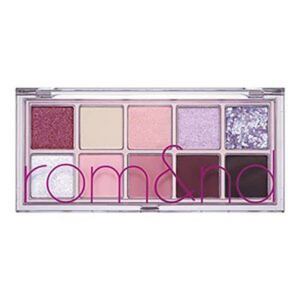 【1度のみ使用】rom&ndロムアンドベターザンパレッ07 BERRY FUCHSIA GARDE
