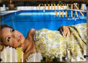 KK-4242■送料無料■クリスティーナ・ミリアン Christina Milian It's About Time 音楽 女性 美人 歌手 女優 ポスター●汚れあり/くSUら