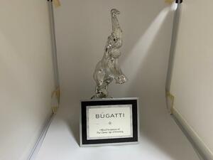  Bugatti car mascot type 41ro wire ru Elephant silver 