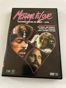 DVD「Message to Love FESTIVAL DA ILHA WIGHT 1970」 Jimi Hendrix Jethro Tull The Doors Joni Mitchell Brand New　海外盤