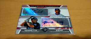 TOPPS KEMP　dualauto　直筆サインカード　UPPERDECK PANINI TRIPLE BOWMAN 　検索用　BBM epoch　野球カード　セット　Chrome