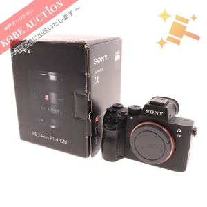 ■ SONY ソニーカメラ α7 ILCE-7M3 Ver.4.00 ミラーレス一眼 ボディ 充電バッテリー ケース付き 中古