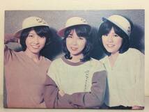 昭和レトロ　キャンディーズ　木製パネル　ラン　スー　ミキ　49cm×70cm　　　　B5.4_画像1