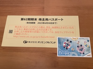 【送料無料】東京ディズニーランド 東京ディズニーシー　チケット　パスポート　株主優待