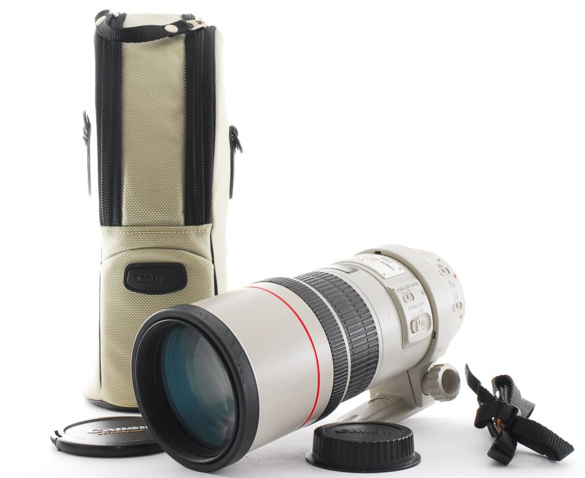 割り引き ほぼ新 Canon 単焦点望遠レンズ EF300mm F4L IS USM フル