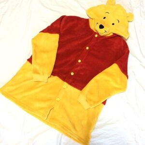 正規品 ディズニー 大人用 プーさん フリース ジャケット 着ぐるみ パジャマ レディース Lサイズ Disney コスプレ ハロウィーン ハロウィン