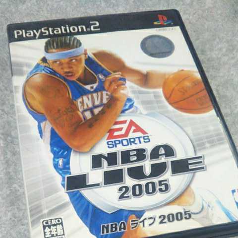 PS2【NBAライブ2005】送料無料、返金保証あり　プレイステーション2