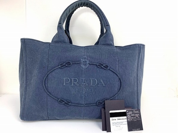 送料無料★ PRADA プラダ カナパ トートバッグ ハンドバッグ 正規品