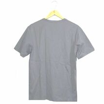 未使用品 MONSIEUR NICOLE ムッシュニコル シルケットＴシャツ 半袖 Ｖネック 定価6800円_画像2