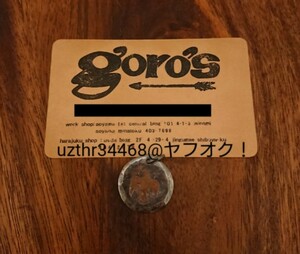 goros ゴローズ 80年代 K18イーグル入りシルバーメタル