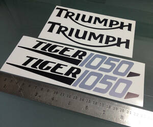 海外　限定品　送料込み　Triumph Tiger 1050 Decal Sticker トライアンフ タイガー ステッカー シール デカール 4枚セット