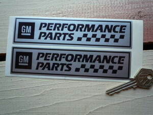 海外　送料無料　GM Performance ステッカー シール 153mm セット