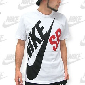 新品タグ付き Lサイズ 白 2014FALLモデル ナイキ SB NIKE SB ビッグロゴ Tシャツ ビッグスウッシュ デッドストック