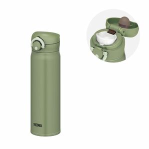 サーモス（THERMOS） 水筒 真空断熱 ケータイマグ 600ml カーキ新品