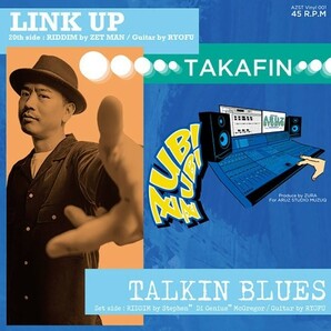 入手困難【新品未開封】TAKAFIN『LINK UP / TALKING BLUES』ジャパレゲ 7inch 数量限定