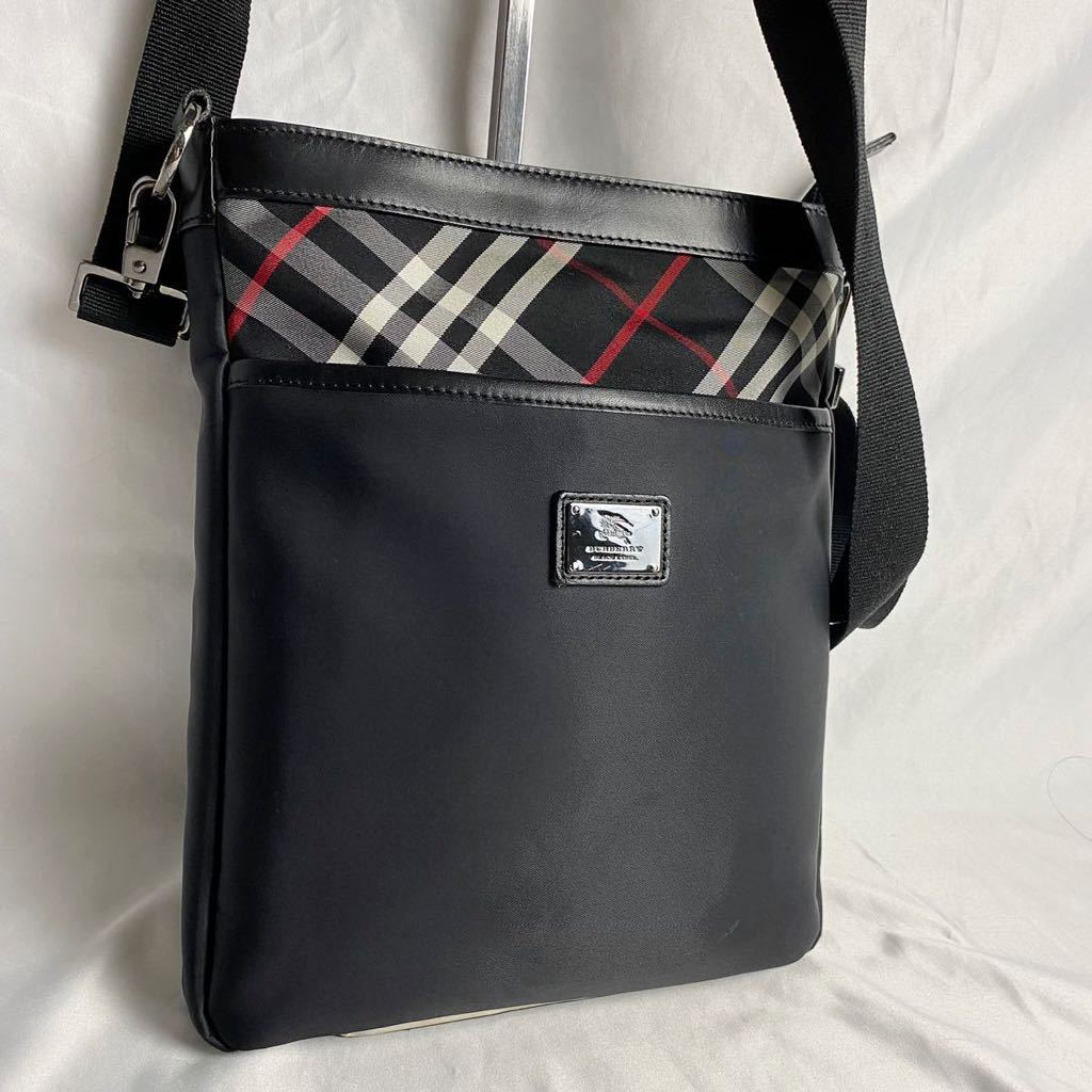 ヤフオク! -「サコッシュ ショルダー バッグ」(バーバリー ブラック ...