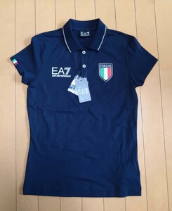 【EMPORIO ARMANI 】エンポリオ アルマーニ EA7 ITALIAエンブレム 半袖ポロシャツ