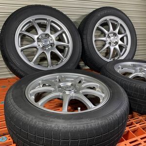 マナレイ DDS eS9 15インチアルミホイール 4本セット トーヨー 175/65R15 スタッドレスタイヤ アクア ヴィッツ カローラ スイフト ポルテ