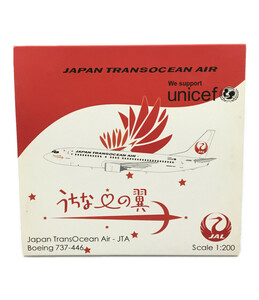 航空機模型 ジャパン トランスオーシャンエアー ボーイング737-446 1/200