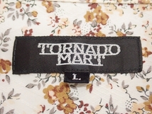 送料無料 TORNADO MART 花柄シャツ・L◆トルネードマート/22*8*3-15_画像8