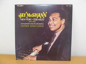 (50482)JAY McSHANN AND HIS ORCHESTRA　/　NEW YORK-1208 MILES　LP　USED　経年保管品