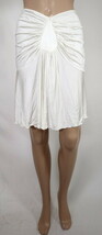 ＊訳あり新品 クリステルビジオリ CRISTEL VIZIOLI フランス製 フレア スカート ミニ丈 サイズ38(XS～S)(W59)ホワイトLSK912_画像1