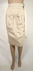* with translation 92%OFF new goods Nina Ricci NINA RICCI Italy made pen sill skirt knees height regular price 121,000 jpy ( tax included ) size 34(XS~S)(W62) beige LSK902