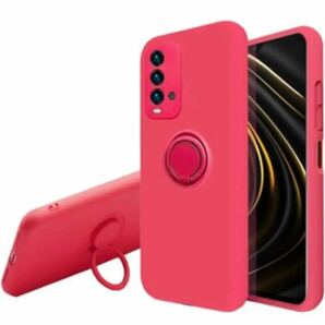 Redmi 9T 4G ケース [360°キックスタンド] 回転リング TPU ポリカーボネート 衝撃吸収バンパー TPU素材製