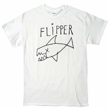 [Mサイズ]NIRVANA カート・コバーン エド・シーラン着用 Flipper（フリッパー）復刻 グランジ Tシャツ 白_画像1