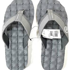 VOLCOM ボルコム V0811520LGR① メンズ US11 29cm ビーチサンダル Sandals グレー色 大きい靴 キングサイズ ヴォルコム 新品 即決 送料無料の画像6