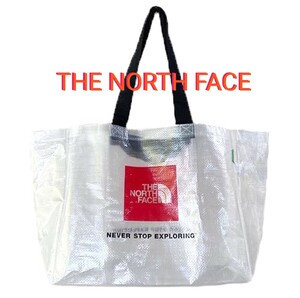 THE NORTH FACE　ショッパーバッグクリアエコバッグ　韓国限定版【レッド】ザ・ノースフェイス