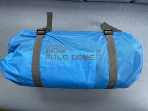 ソロ ドーム テント 1 BDK-08 【1人用】BUNDOK(バンドック) 収納ケース付 （未使用・開封品）