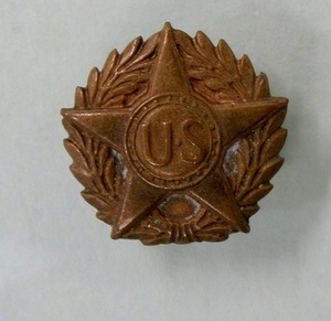 実物 WW2 USA VETERANS BUTTONHOLE DEVICE 米軍 ブロンズ スターメダル章 ボタンホール