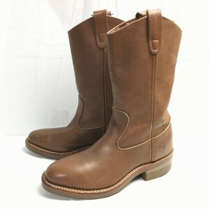 DOUBUL H double H Vintage pekos boots size 5.5D 23.5cm degree tea * house D