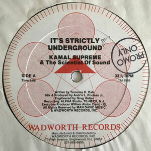 Kamal Supreme & The Scientist Of Sound - It's Strictly Underground (Promo)