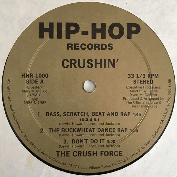 The Crush Force - Crushin' (シールド未開封) (コレクション用) (USオリジナル) (レアオールドスクール)